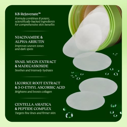 Toning Polish Pads with Snail Mucin and Niacinamide