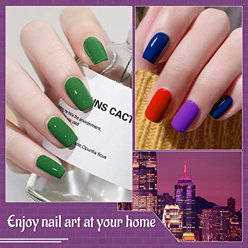 Gel Nail Polish Kit 60 PCS with UV Light