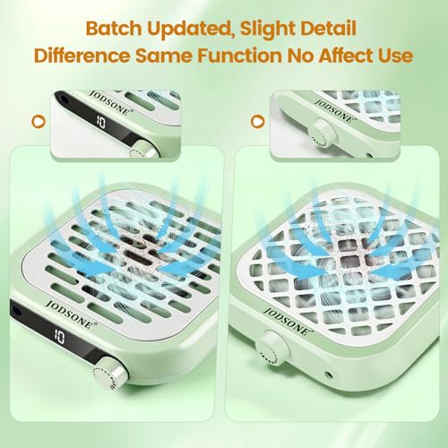 Mini Nail Dust Collector Pocket Sized 6000RPM Portable with Filters