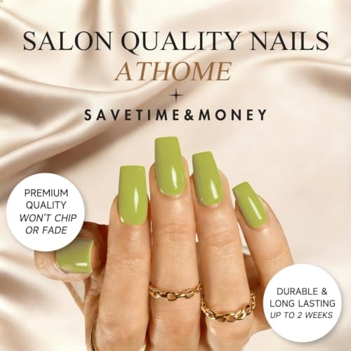 Reusable Salon Quality Acrylic False Nail Set