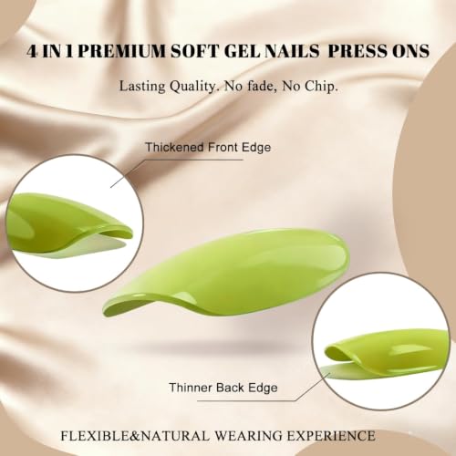Reusable Salon Quality Acrylic False Nail Set