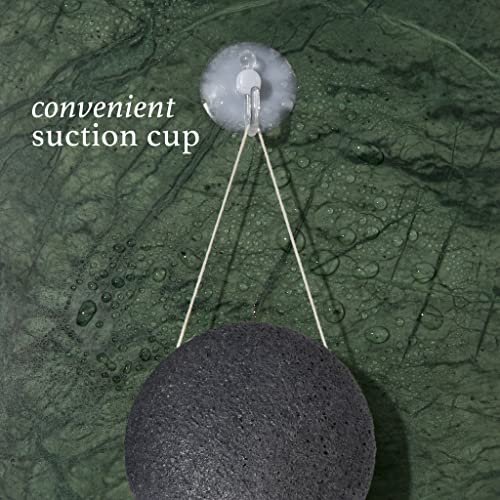 Single Konjac Sponge Charcoal Face