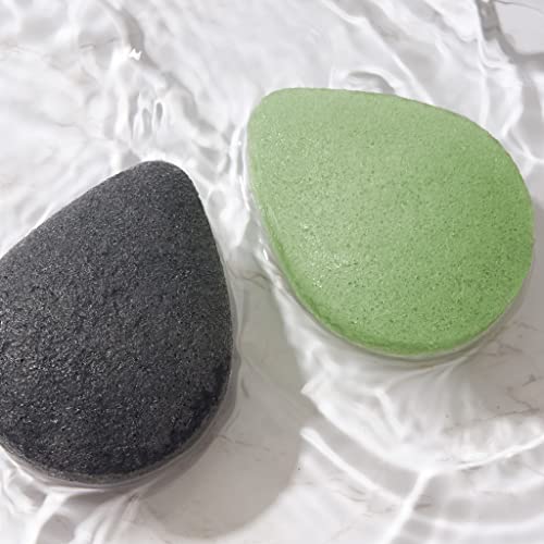 Single Konjac Sponge Charcoal Face