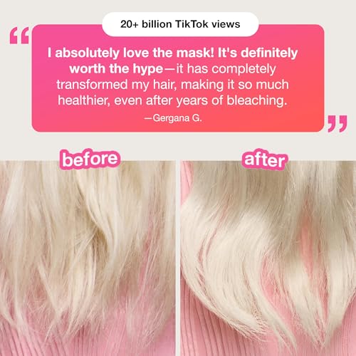 Leave-In Molecular Repair Hair Mask - Peptide Hair Treatment Mask for Bleach