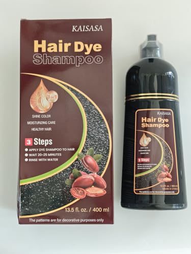 Dark Brown Hair Dye Shampoo 3 in 1