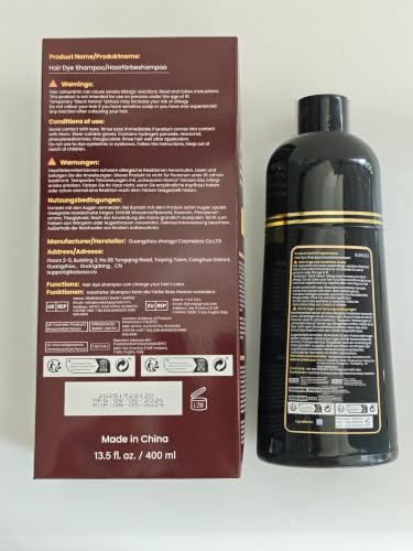 Dark Brown Hair Dye Shampoo 3 in 1