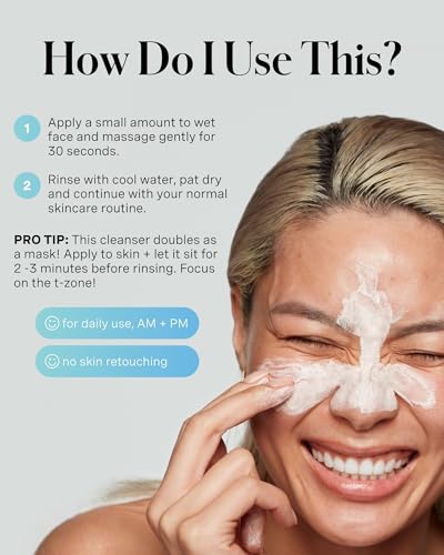Acne Treatment – Clinically Formulated Medicated Face Wash Balances Skin & Cleans Pores