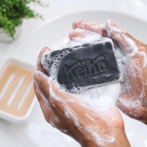 Charcoal Black Soap Bar for Eczema, Psoriasis, Face, Body, Men Women Tee