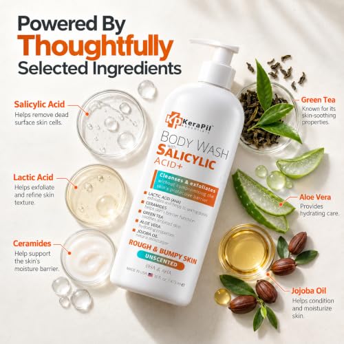 Salicylic Acid Body Wash for Rough & Bumpy Skin