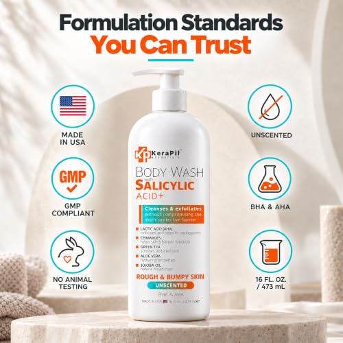 Salicylic Acid Body Wash for Rough & Bumpy Skin