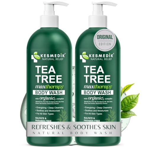 Tea Tree Body Wash MaxTherapy with 100% Tea Tree Oil for Skin