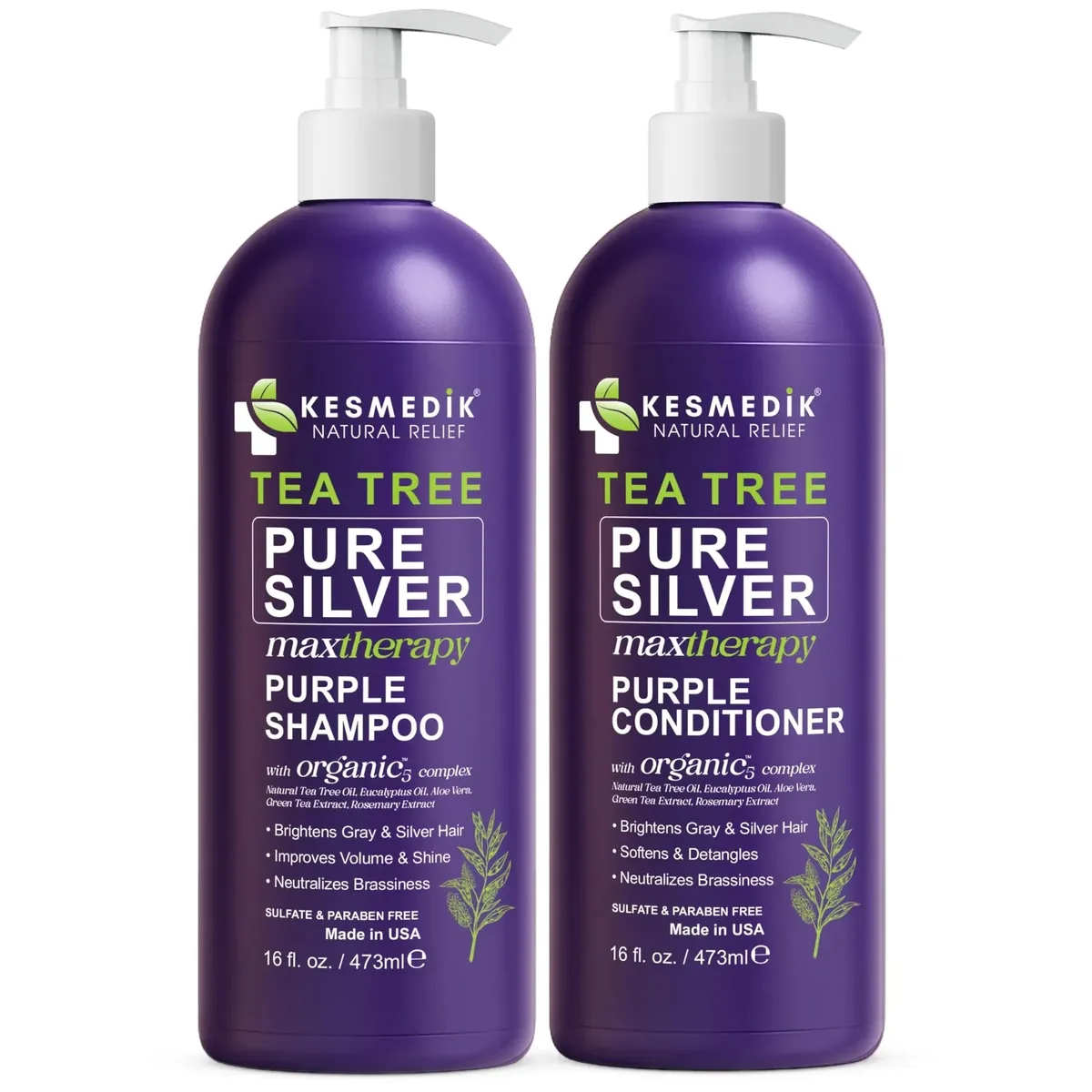 Tea Tree Purple Shampoo & Conditioner