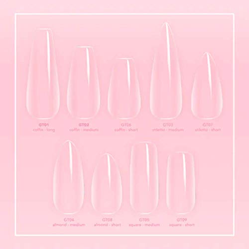 Gelly Tips, Stiletto Short