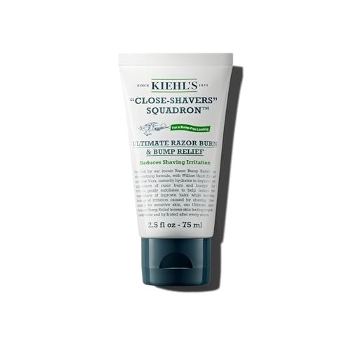 Men's After Shave Cream for Razor Burn Relief - With Aloe Vera and Vitamin E - For All Ski
