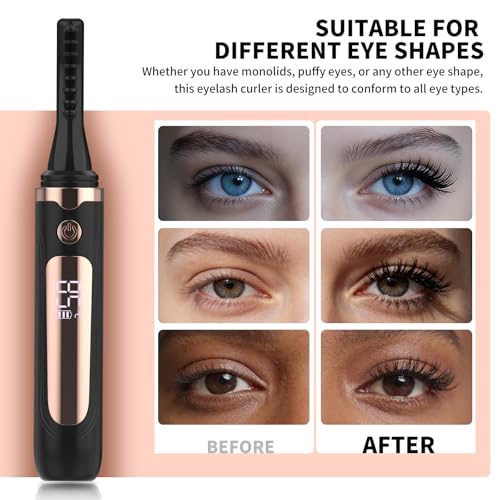 Heated Eyelash Curler 4 Heat Settings