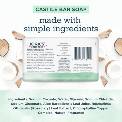 Castile Bar Soap, Citrus Twist
