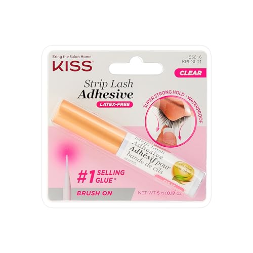 Kiss Lash Adhesive, Lash Glue, 24hr Strip Eyelash Ad