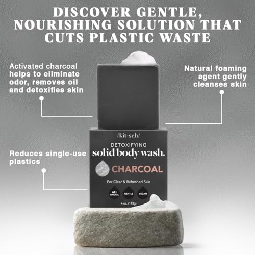 Charcoal Soap Body Wash Bar for Cleansing