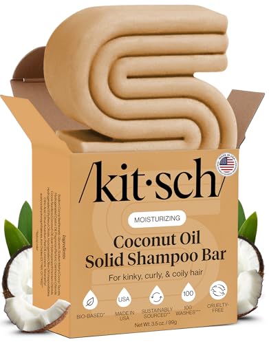 Coconut Oil Shampoo Bar Soap - Curly Hair Shampoo - 3.5 oz