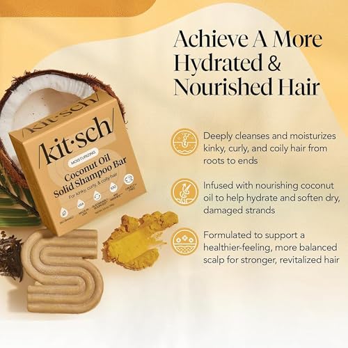 Coconut Oil Shampoo Bar Soap - Curly Hair Shampoo - 3.5 oz