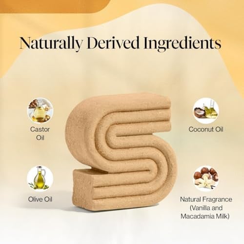 Coconut Oil Shampoo Bar Soap - Curly Hair Shampoo - 3.5 oz