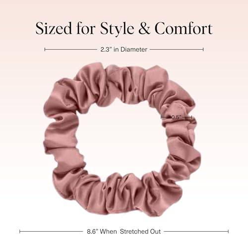 Satin Scrunchies Terracotta 6 Pack