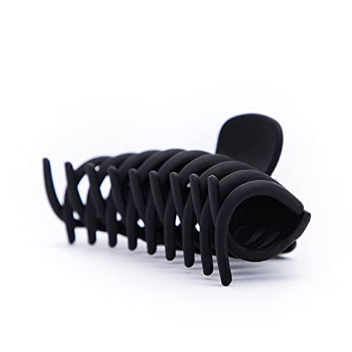 Large Hair Clips, Black & Tortoise