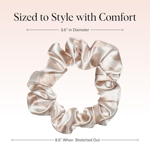 Leopard Print Satin Scrunchies 5 Pack