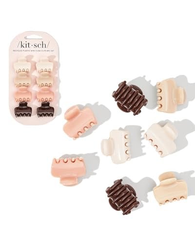 Small Hair Clips, Rosewood