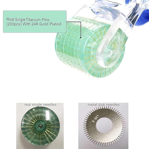 200 Individual Titanium Microneedle Roller