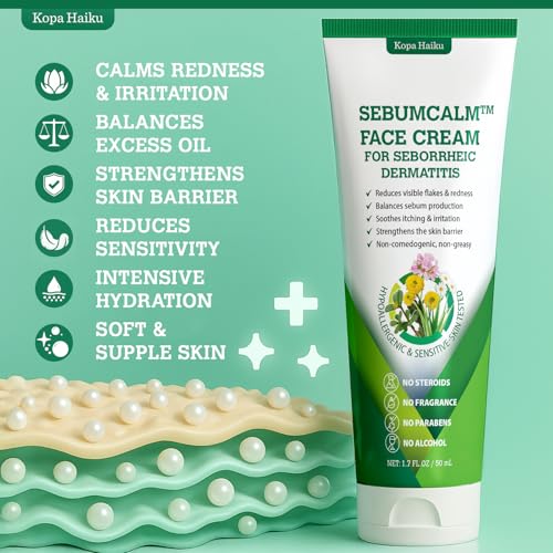Seborrheic Dermatitis Face Cream: Psoriasis & Fungal-Prone Skin Care