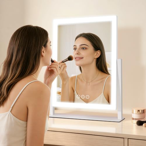 Lighted Vanity Mirror 16.7 x 13.2 Three Color Lights