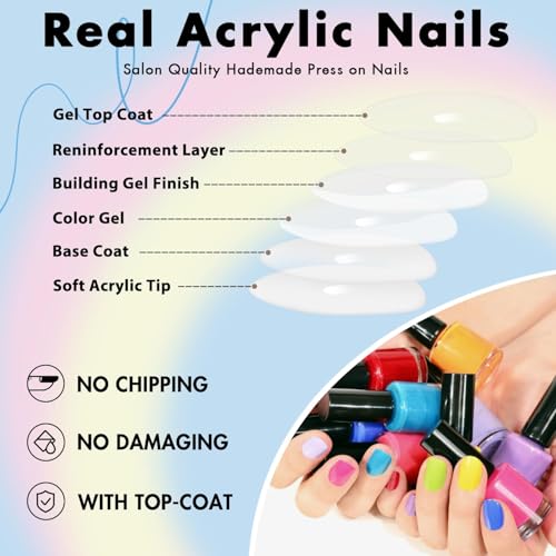 Gel Stick Ons for Women's Finger Decoration