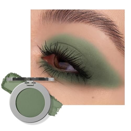 Dark Green Matte Eyeshadow Single Moss Green