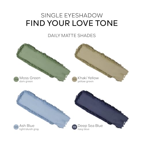 Dark Green Matte Eyeshadow Single Moss Green