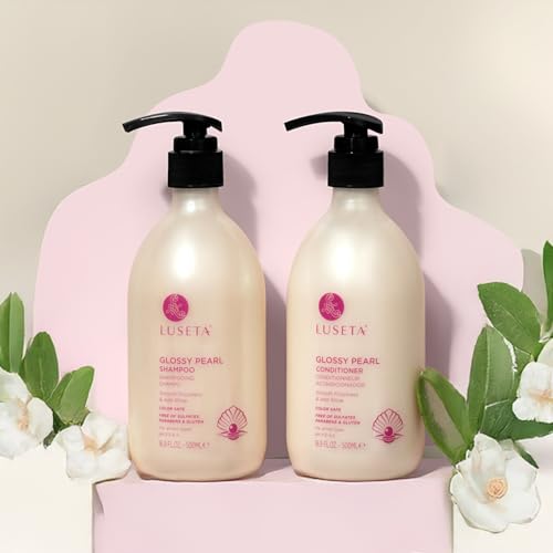 Luseta Glossy Pearl Shampoo and Conditioner Set Color Safe
