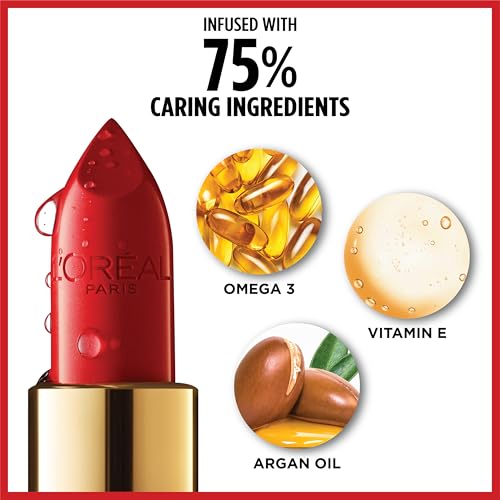Colour Riche Original Creamy, Hydrating Satin Lipstick with Argan Oil and Vitamin E, Ballerina Shoes , 1 Count