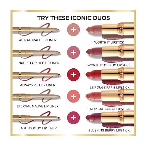 Colour Riche Original Creamy, Hydrating Satin Lipstick with Argan Oil and Vitamin E, Ballerina Shoes , 1 Count
