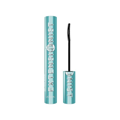 Extensionist Waterproof Mascara, Lengthening, Volumizing, and Curling Formula For a Lash Extension Eye Makeup Look, Waterproof Black
