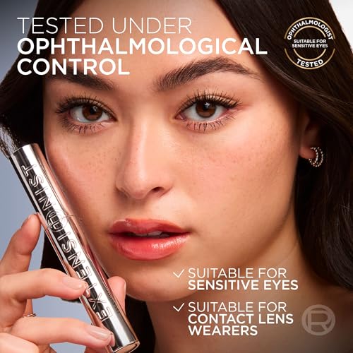Extensionist Waterproof Mascara, Lengthening, Volumizing, and Curling Formula For a Lash Extension Eye Makeup Look, Waterproof Black