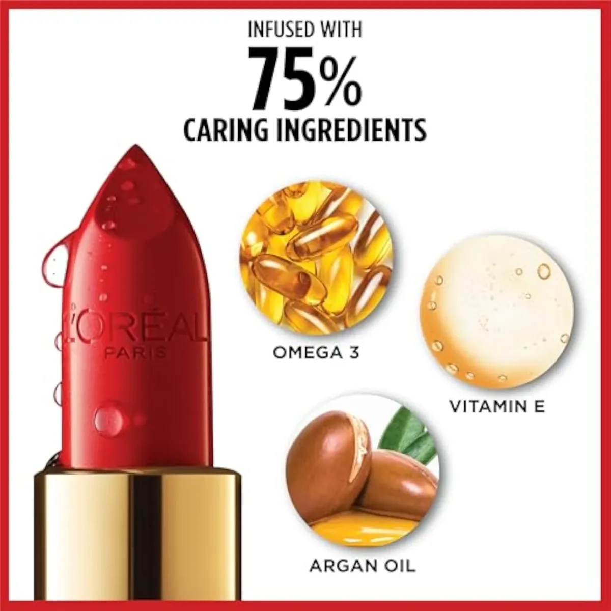 Colour Riche Original Creamy, Hydrating Satin Lipstick with Argan Oil and Vitamin E, Blushing Berry , 1 Count