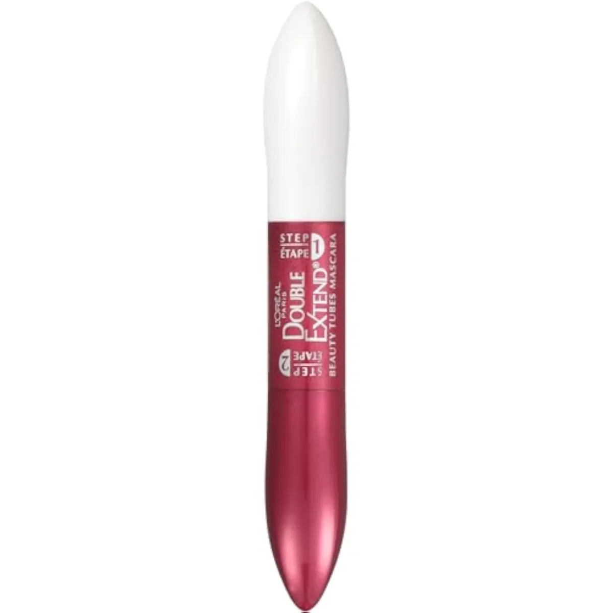 Makeup Double Extend Tubing Mascara, Lengthening 2 Step Mascara, Smudgeproof, Black