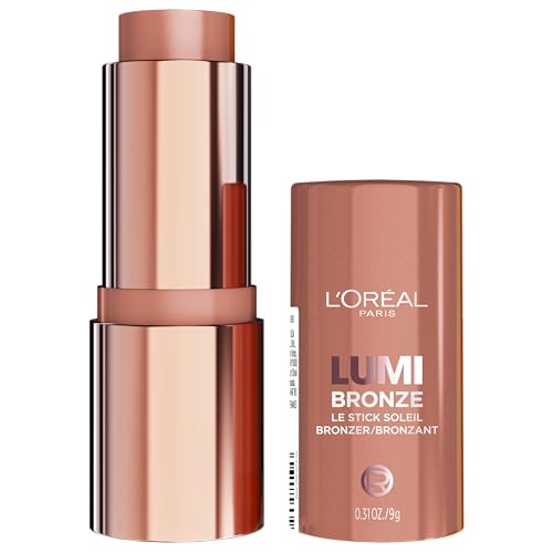 Lumi Bronze Le Stick Soleil Bronzer Stick, Cream-To-Powder Bronzer For A Sunkissed Face Makeup Glow, 100 Sunkissed Rosé
