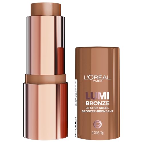 Lumi Bronze Le Stick Soleil Bronzer Stick, Cream-To-Powder Bronzer For A Sunkissed Face Makeup Glow, 110 Toasted Sunlight