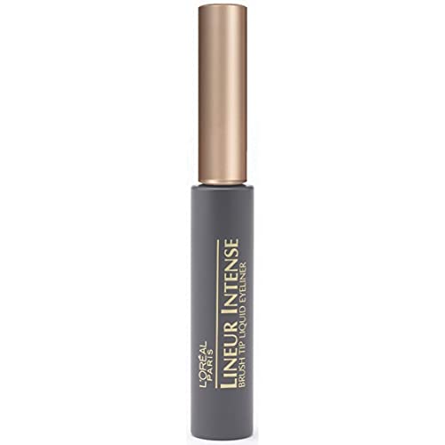 Makeup Lineur Intense Brush Tip Liquid Eyeliner, Black, 0.24 fl oz.