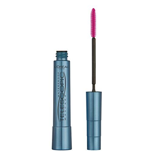 L’Oreal Paris Makeup Original Telescopic Mascara, Separating Mascara Volume and Length Formula, Waterproof, Black, 0.27 Fl Oz., 1 Count