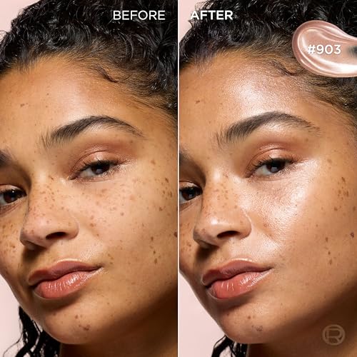 Makeup True Match Lumi Glotion, Natural Glow Enhancer, Illuminator Highlighter, Bronzing Drops For a Sun-Kissed Glow, 903 Medium