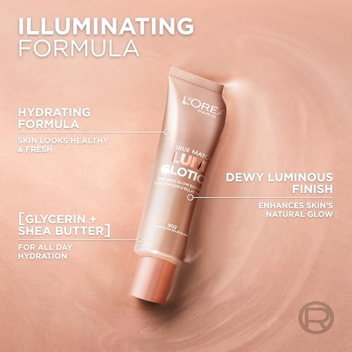 Makeup True Match Lumi Glotion, Natural Glow Enhancer, Illuminator Highlighter, Bronzing Drops For a Sun-Kissed Glow, 903 Medium