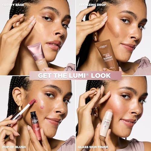 Makeup True Match Lumi Glotion, Natural Glow Enhancer, Illuminator Highlighter, Bronzing Drops For a Sun-Kissed Glow, 903 Medium