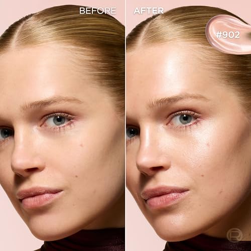 Makeup True Match Lumi Glotion, Natural Glow Enhancer, Illuminator Highlighter, Bronzing Drops For a Sun-Kissed Glow For Face and Body, 902 Light, 1.35 fl oz